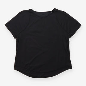 Black Short-Sleeve Performance Workout T-Shirt