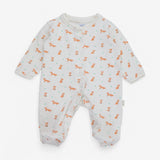Sleepsuit White, Foxes