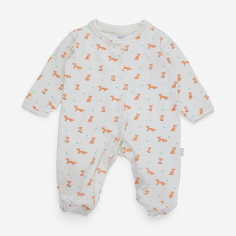 Sleepsuit White, Foxes