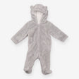 Grey Fleece Pramsuit 