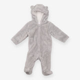 Grey Fleece Pramsuit 