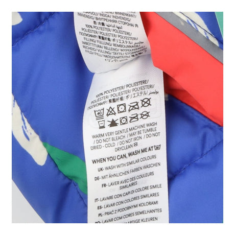 Gilet Reversible Blue Tulips Fleece Lined