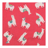 Tunic pink Llama print with blue striped sleeves