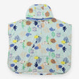 Hooded towel Blue Underwater Friends