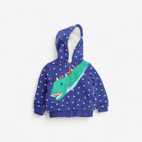 Blue Star Dino Zip Fleece