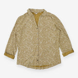 White Stuff Olive Green Ivory Leopard Print Shirt