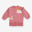 Pink Floral Unicorn Sweater Dress