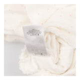 Bodysuit white collared pink spot frill bottom