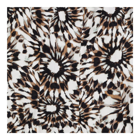 Donna Karan Geometric Fan‑Print Dress