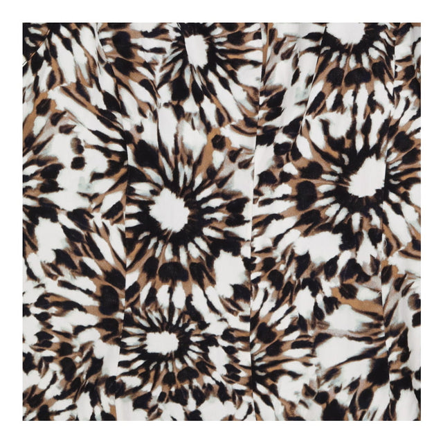 Donna Karan Geometric Fan‑Print Dress