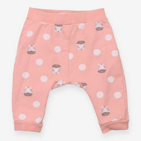 Belly Button Joggers Pink Zebras and Spots