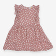 Pink Spotty Dress with Frill Sleeves - Juno Jacks