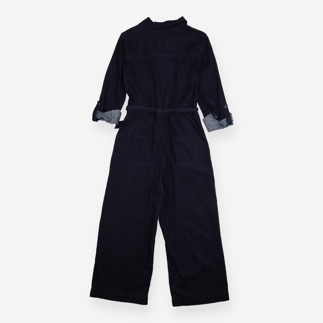 Cecile Denim Wide Leg Jumpsuit Indigo