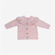 Cardigan pink frilly