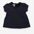 Top navy with white dots