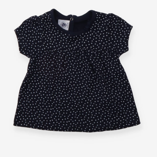 Top navy with white dots