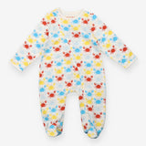 Sleepsuit Zipped Bright Crabs