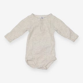 Bodysuit long sleeve grey
