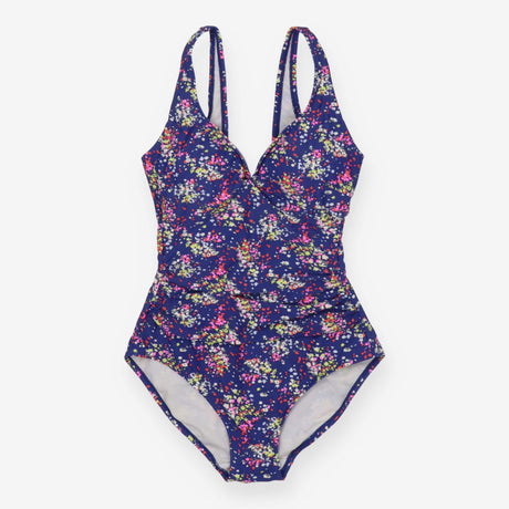 Swimsuit navy with ditsy design