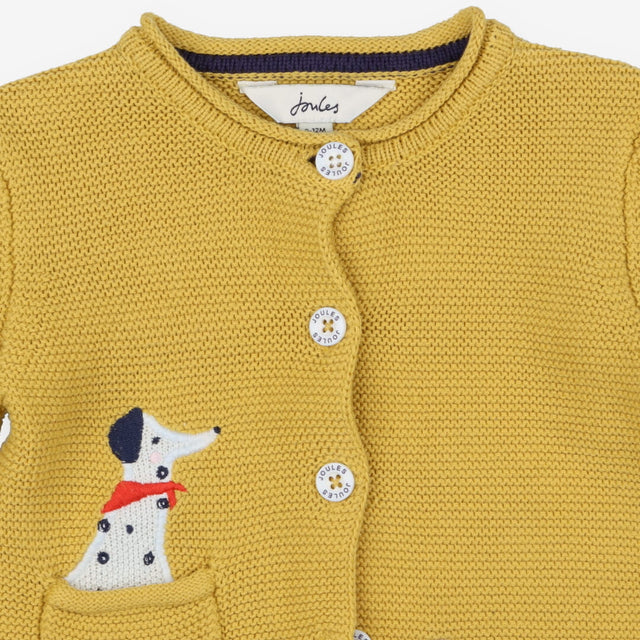 Cardigan Yellow knit dogs