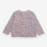 Fruits and Florals Collared Long Sleeve