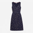 Dress Jersey Sleeveless V Neck Polka Dot