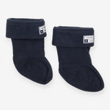 Navy Kids Welly Socks