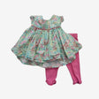 Green Bunny Tunic with Pink Leggings