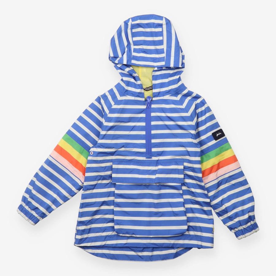 Blue Striped Raincoat