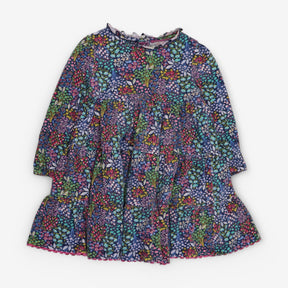 Dress LS Floral Tiered 