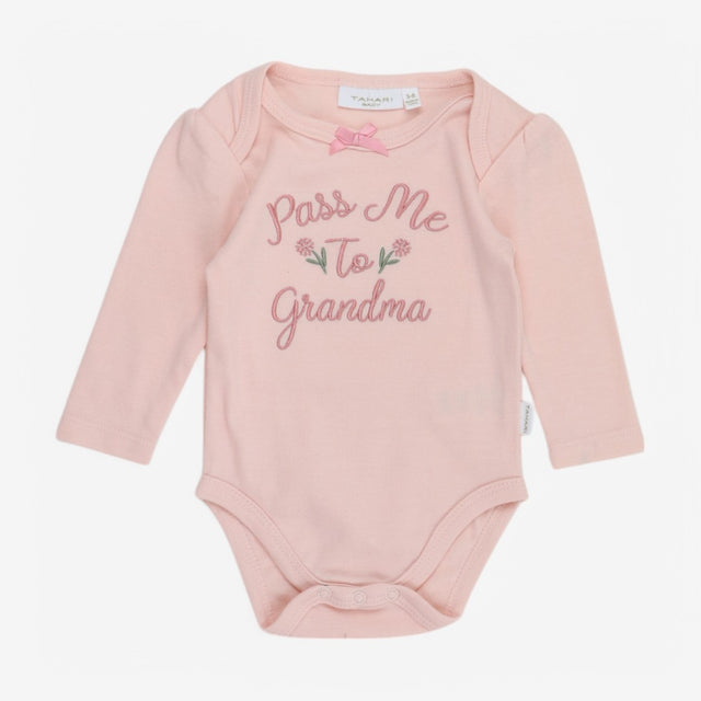 Tahari bodysuit pink pass me to grandma