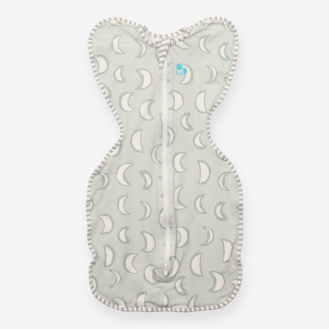 Green Half Moons Swaddle Sleeping Bag