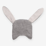 Grey Knit Hat with Bunny Ears