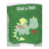 Leggings knit green dragon