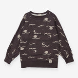 Sweatshirt brown moons