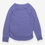 Purple Ribbed Long Sleeve