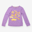 Purple pasta t-shirt