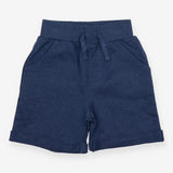 Short with Strings Blue Denim Colour