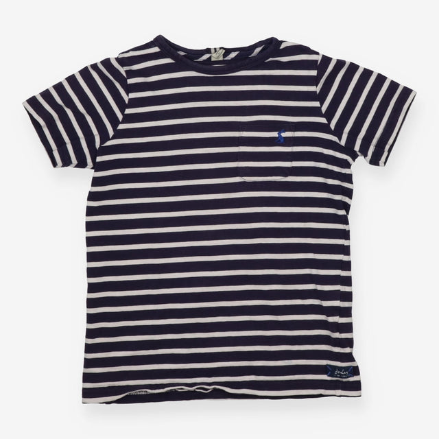 Tee Shirt Navy and white Strip with Pocket