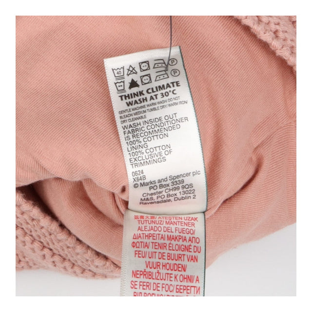 Rose Pink Knit Hooded Cardigan with Ears