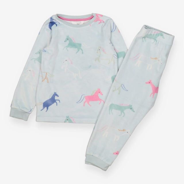 Pjs pink and blue horses