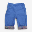 Cornflower Blue Turn Up trousers