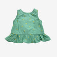 Greem lemons short sleeve blouse