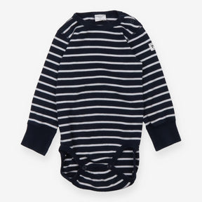 Navy and White Striped Bodysuit