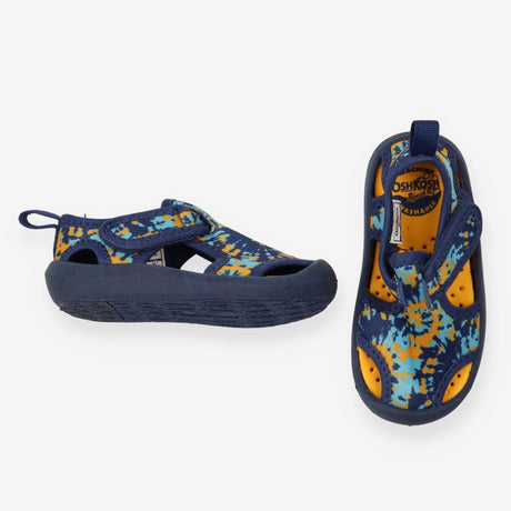 Swim Shoe Blue and Orange Tie Dye