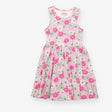 Sleeveless Jersey Dress Lilac with Bright Pink, Gr