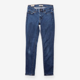 Skinny Jeans Mid Blue Wash Mid Rise Denim