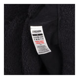 Gilet Black Sherpa Fleece Teddy Zip Front