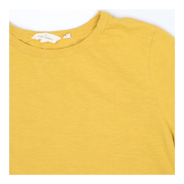 Mustard crew neck t-shirt