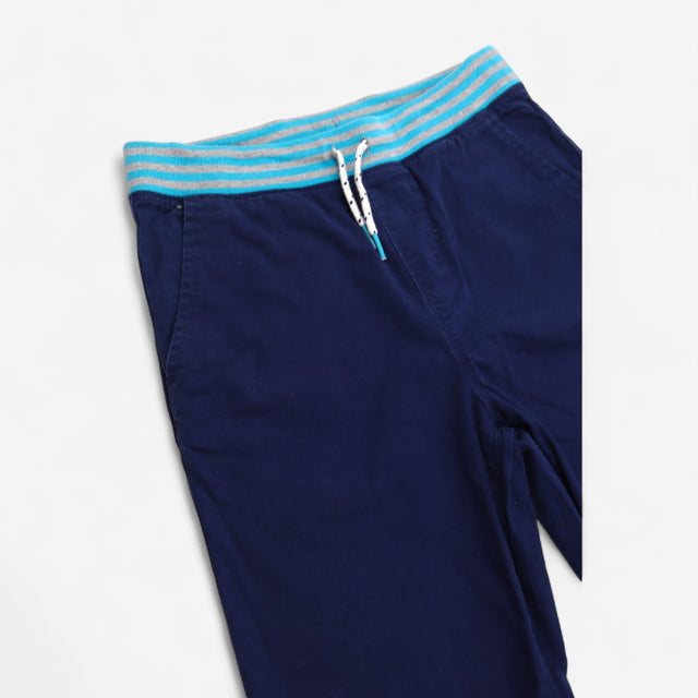 Iron Knee trouser Blue Flat Front